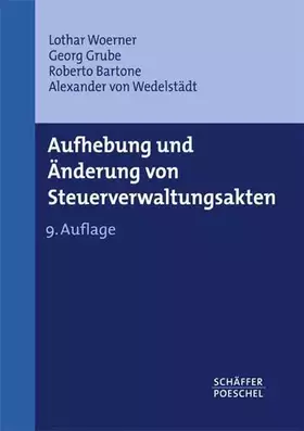 Couverture du produit · Aufhebung und Änderung von Steuerverwaltungsakten