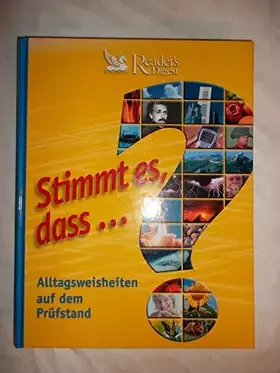 Couverture du produit · Stimmt es dass...: Alltagsweisheiten auf dem Prüfstand