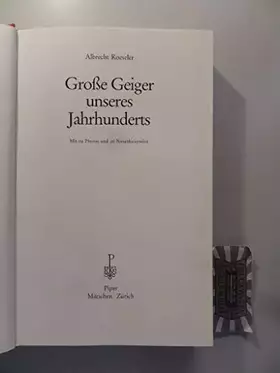 Couverture du produit · Grosse Geiger unseres Jahrhunderts