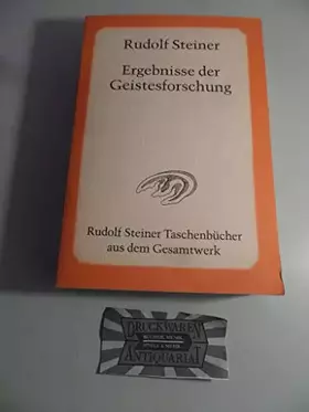 Couverture du produit · Ergebnisse der Geistesforschung: 14 öffentliche Vorträge im Architekturhaus zu Berlin 1912/13 (Rudolf Steiner Taschenbücher aus