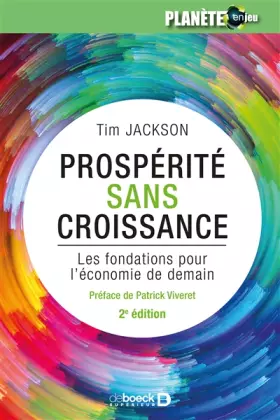Couverture du produit · Prospérité sans croissance: Les fondations pour l'économie de demain