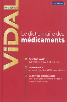 Couverture du produit · Vidal de la famille: Le dictionnaire des médicaments