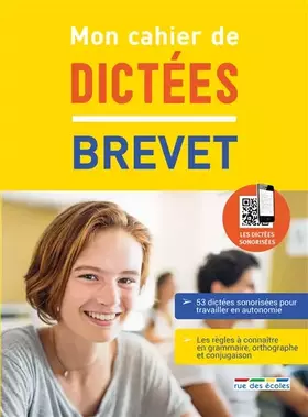 Couverture du produit · Mon cahier de dictées brevet