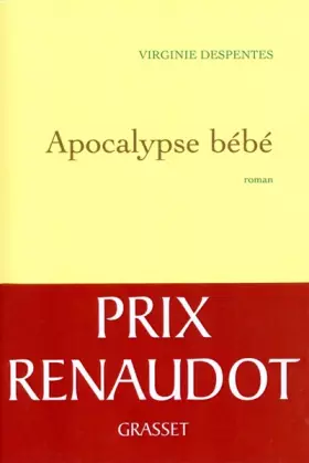 Couverture du produit · Apocalypse bébé - PRIX RENAUDOT 2010