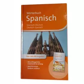 Couverture du produit · Wörterbuch Spanisch mit über 200000 Angaben + zum Herausnehmen Bildwörterbuch