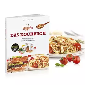 Couverture du produit · Veggie Pur 00101 Das Kochbuch-Einfach gesund Kochen, 80 Rezeptiideen Recipe Book, Paper, White, 20 x 17 x 1 cm
