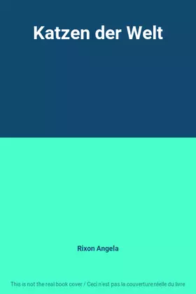 Couverture du produit · Katzen der Welt
