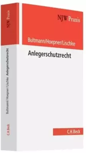 Couverture du produit · Anlegerschutzrecht (NJW-Praxis, Band 79)