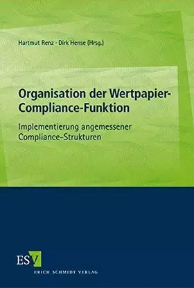 Couverture du produit · Organisation der Wertpapier-Compliance-Funktion: Implementierung angemessener Compliance-Strukturen
