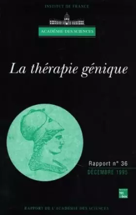 Couverture du produit · La thérapie génique