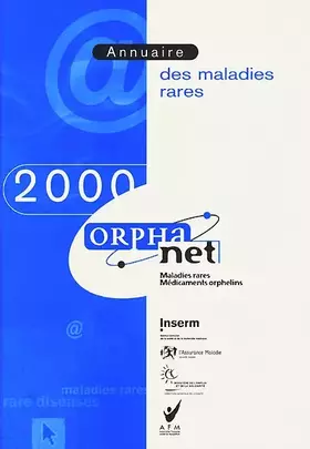 Couverture du produit · Annuaire des maladies rares d'origine génétique, 2000