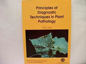 Couverture du produit · Principles of Diagnostic Techniques in Plant Pathology