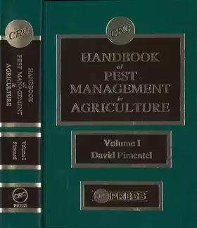 Couverture du produit · CRC Handbook of Pest Management in Agriculture, Second Edition, Volume I