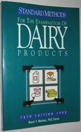 Couverture du produit · Standard Methods for the Examination of Dairy Products: 1992