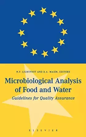 Couverture du produit · Microbiological Analysis of Food and Water: Guidelines for Quality Assurance