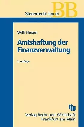 Couverture du produit · Amtshaftung der Finanzverwaltung