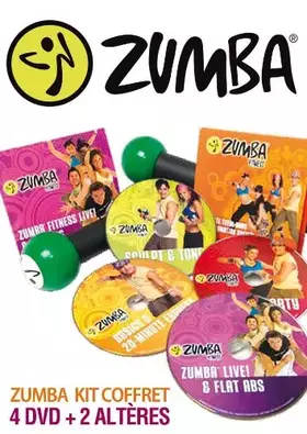 Couverture du produit · ZUMBA Coffret 4 DVD + 2 Haltères - Version Française