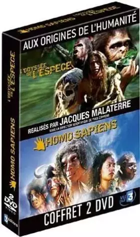 Couverture du produit · Aux origines de l'humanité : L'odyssée de l'espèce / Homo Sapiens - Coffret 2 DVD