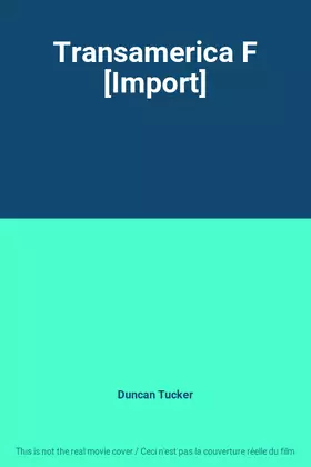 Couverture du produit · Transamerica F [Import]