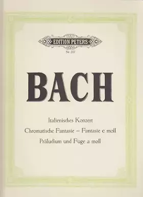 Couverture du produit · EDITION PETERS BACH J. S. - SELECTED WORKS Partition classique Piano - instrument à clavier Piano