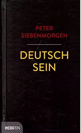 Couverture du produit · Deutsch sein