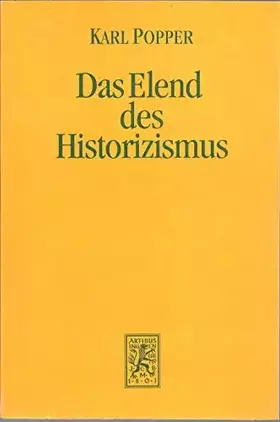 Couverture du produit · Das Elend des Historizismus