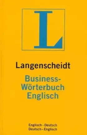 Couverture du produit · Englisch. Bürowörterbuch. Langenscheidt. Englisch - Deutsch / Deutsch - Englisch