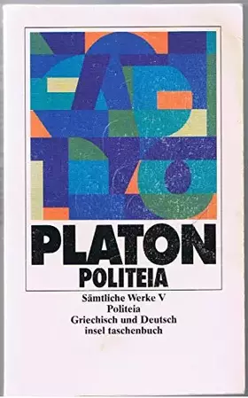 Couverture du produit · Sämtliche Werke V: Politeia