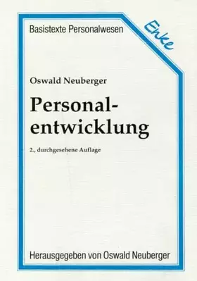 Couverture du produit · Personalentwicklung