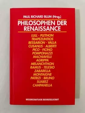 Couverture du produit · Philosophen der Renaissance: Eine Einführung