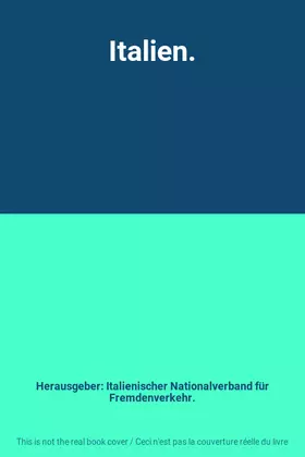 Couverture du produit · Italien.