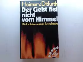 Couverture du produit · Der Geist fiel nicht vom Himmel: Die Evolution unseres Bewußtseins