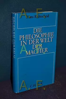 Couverture du produit · Die Philosophie in der Welt der Macher