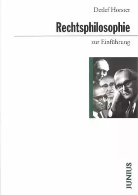 Couverture du produit · Rechtsphilosophie zur Einführung