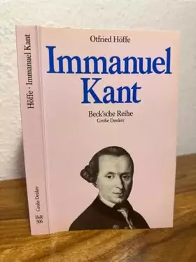 Couverture du produit · Immanuel Kant (Beck'sche Reihe - Denker: Leben. Werk. Wirkung)
