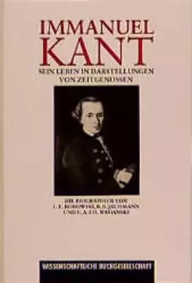 Couverture du produit · Immanuel Kant: Sein Leben in Darstellungen von Zeitgenossen