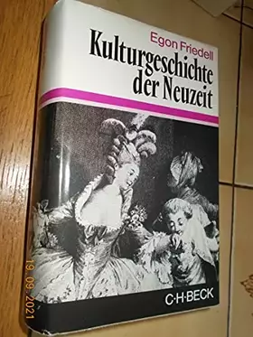 Couverture du produit · Kulturgeschichte der Neuzeit. Die Krisis der europäischen Seele von der schwarzen Pest bis zum Ersten Weltkrieg