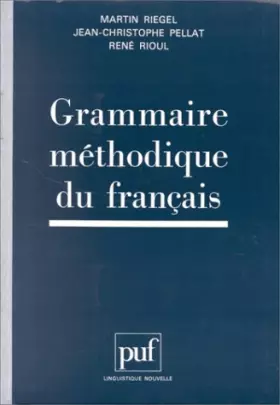 Couverture du produit · Grammaire méthodique du français