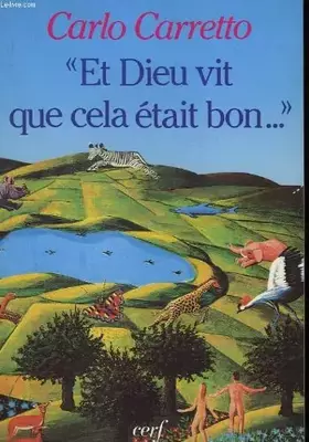 Couverture du produit · Et Dieu vit que cela était bon