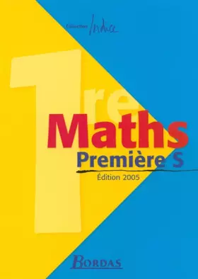 Couverture du produit · Maths 1e S