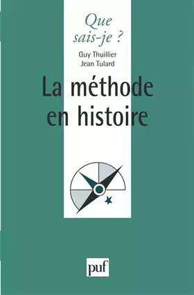 Couverture du produit · La méthode en histoire