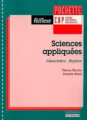 Couverture du produit · Sciences Appliquees Cap. Alimentation, Hygiene