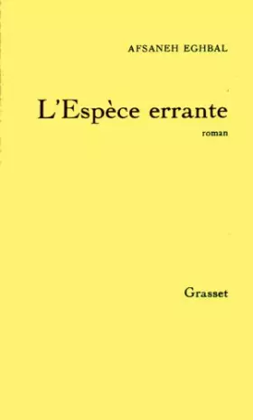 Couverture du produit · L'espèce errante