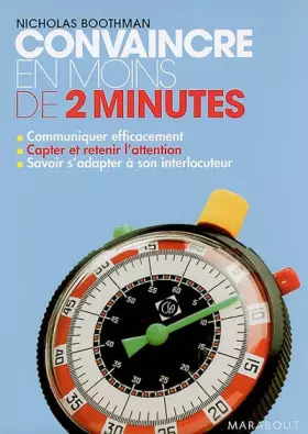 Couverture du produit · Convaincre en moins de 2 minutes