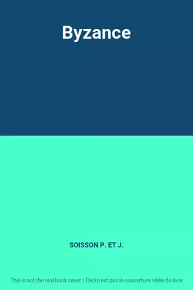 Couverture du produit · Byzance