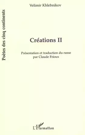 Couverture du produit · Créations II