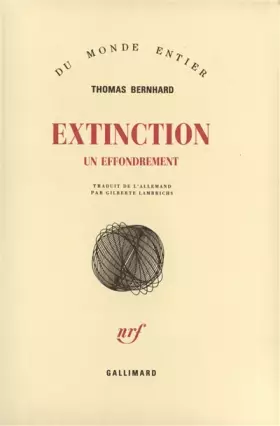 Couverture du produit · Extinction: Un effondrement