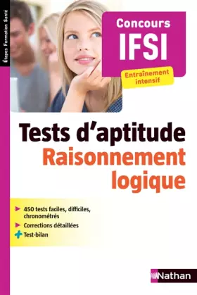 Couverture du produit · Tests d'aptitude - Raisonnement logique