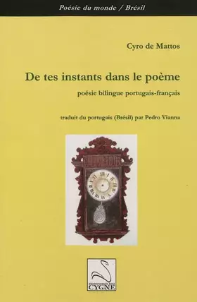 Couverture du produit · DE TES INSTANTS DANS LE POEME