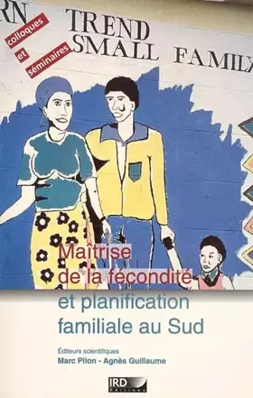 Couverture du produit · Maitrise de la fecondite et planification familiale au sud